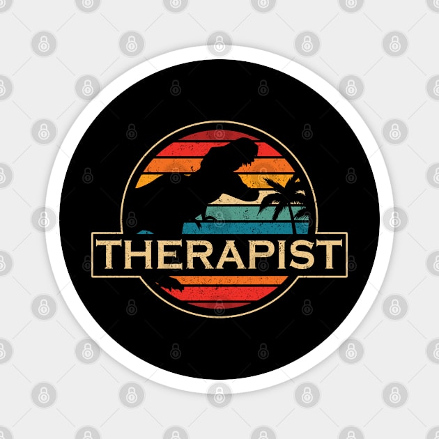 Therapist Dinosaur Magnet by SusanFields